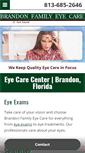 Mobile Screenshot of brandonfamilyeyecare.com